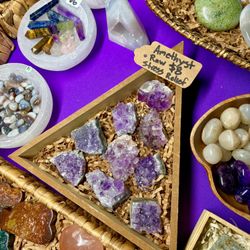 Natural Crystals Gems Moon Stones 