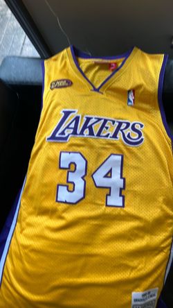 XL LA Lakers #34 Shaquille O'Neal NBA Jersey