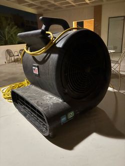 High powered fan
