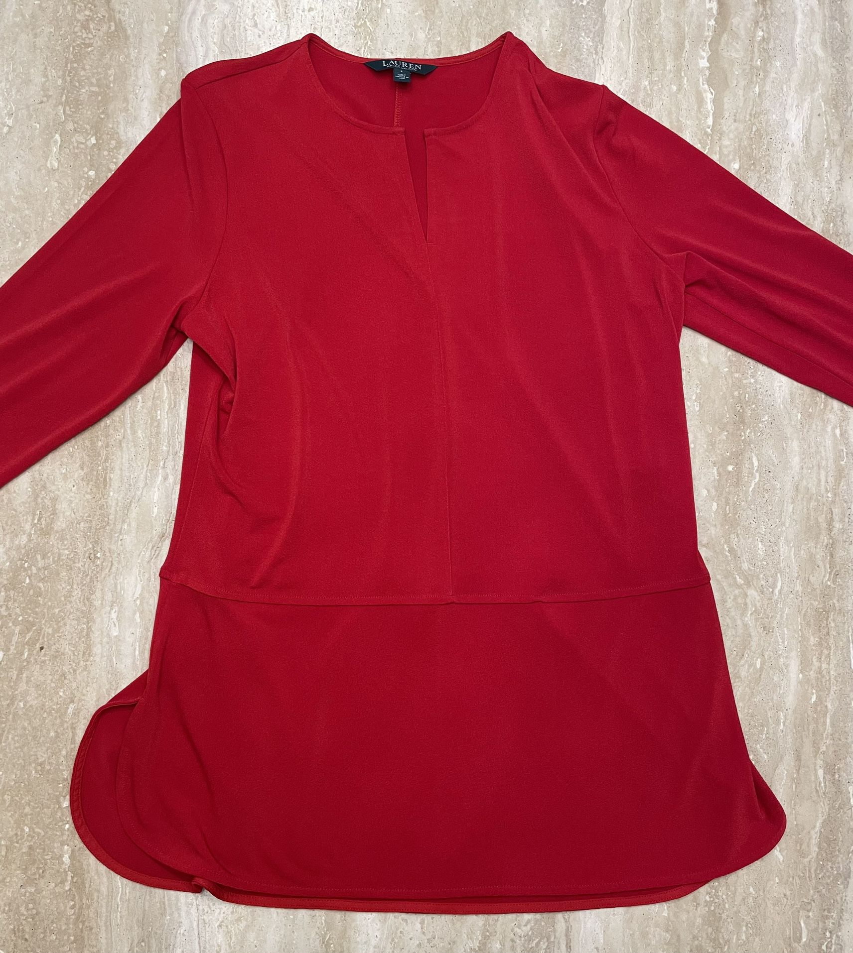 Ralph Lauren Red Stretchy Tunic