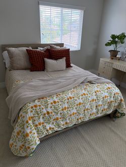 Queen Bed + Unused Mattress