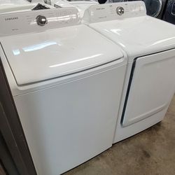 Samsung Top Loading Washer And Gas Dryer Set 