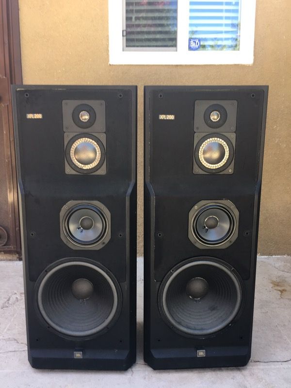 Ultra rare JBL XPL 200 speakers Titanium