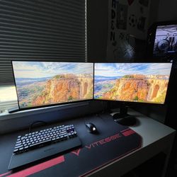 DUAL MONITOR GAMING SETUP