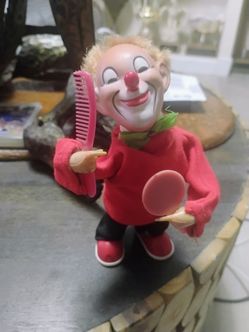 Vintage Wind Up Toy Clown