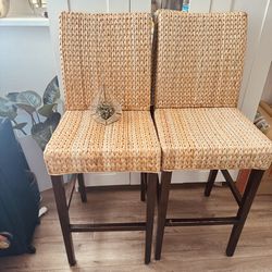 Wicker Chairs/Bar Stools
