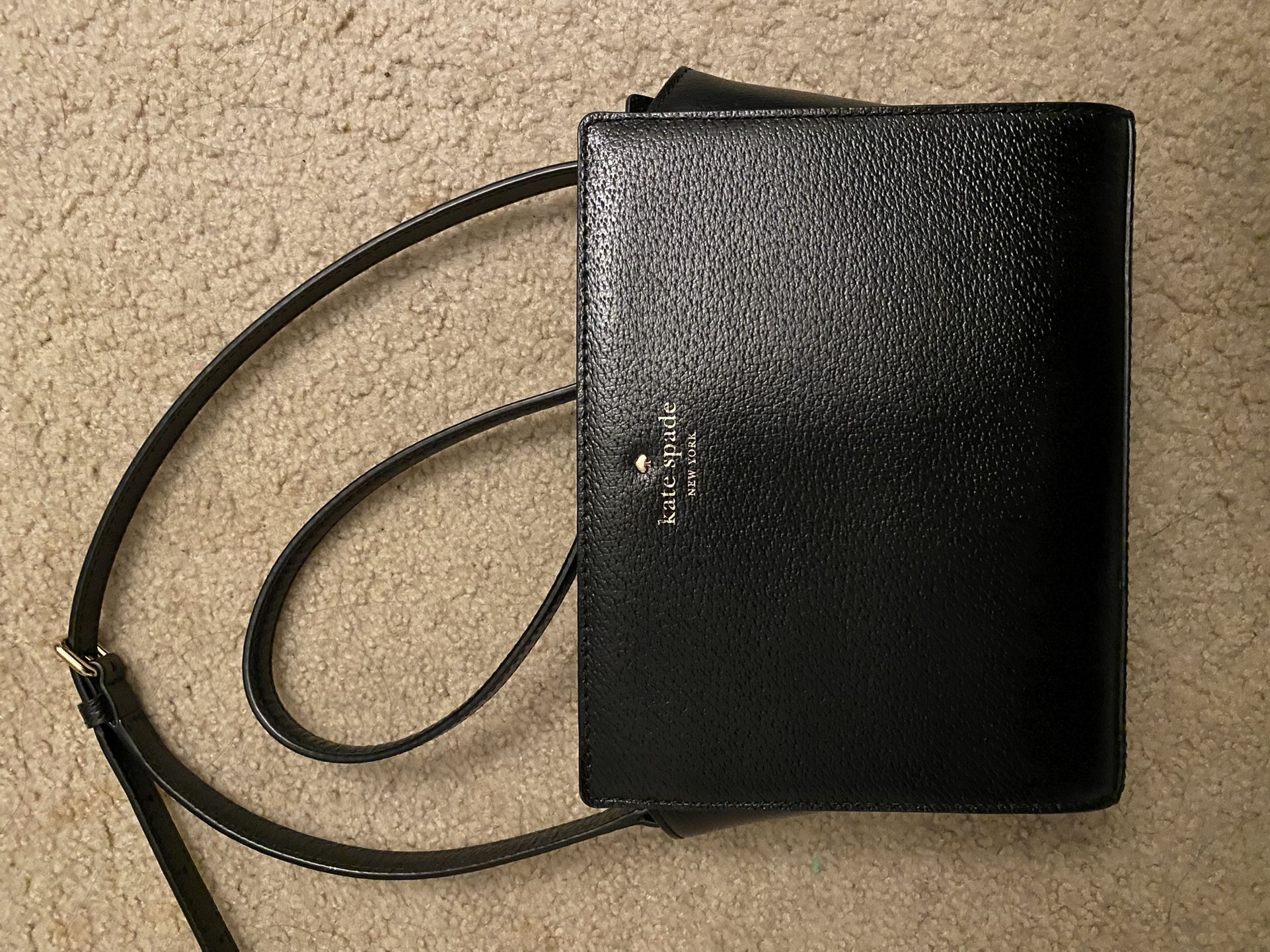 Kate Spade Black Leather Crossbody Purse