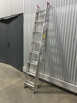 16' aluminum extension ladder like new