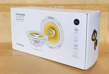 Focal K2 Power Series EC 165 KE Car Speakers Kevlar 6 1/2" 2-Way Coaxial Speaker System 160 Watts 🚨 Payment Options Available 🚨 No Credit Needed 🚨 