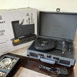 Crosley Cruiser Plus Portable Turntable – Bluetooth Record Player