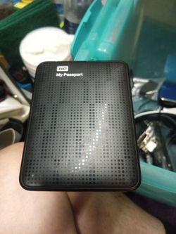 2TB Western Digital My Passport (formatted natively for Windows PCs).