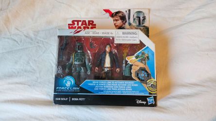 Star Wars Force Link Figures - Han Solo & Boba Fett