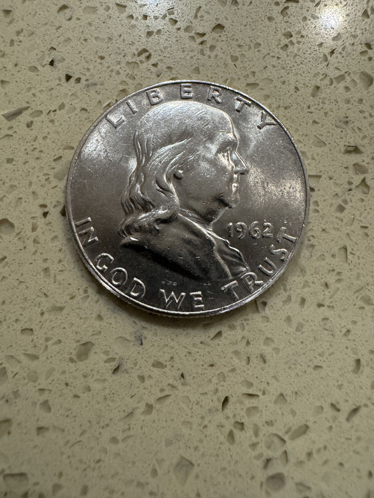 1962 Silver Ben Franklin 1/2 Dollar