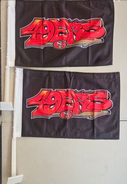 Car Flags 49ers 1 Pair $25 Firm On Price