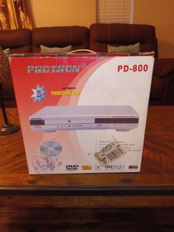 For sale Brand New Protron PD-800 DVD player. Please see pictures for more details.