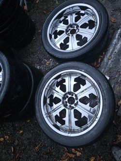 Velocity Chrome 22 Inch Wheels 6 Lug