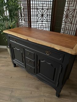 Drexel French Buffet Cabinet Entry Table