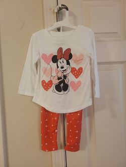 Disney Junior Minnie Mouse 2pc Sz 18mos 