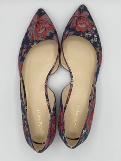 BRAND NEW- Nine West Floral Pointed Toe Saige D'Orsay Flats