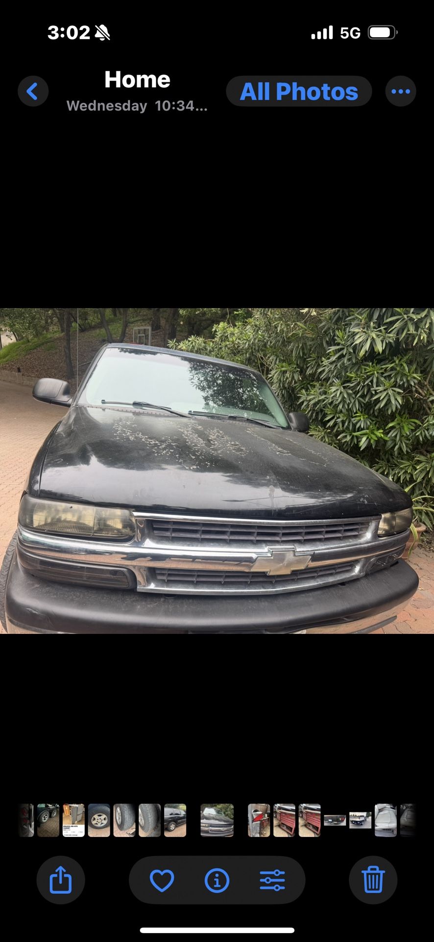 2001 Tahoe -BODY PARTS ONLY