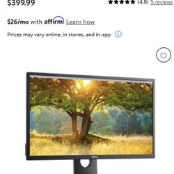 24" Black IPS LED Dual Monitors 