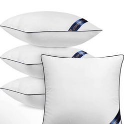 Utopia Bedding Throw Pillow Inserts (Pack of 4, White), 22 x 22 Inches Decorative Indoor Pillows