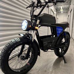 New! 1500 W, Electric Bike, 35Mph, Full Suspension, Basket, Sand Or Black, Free Delivery 🚚 + Lock 🔐! 