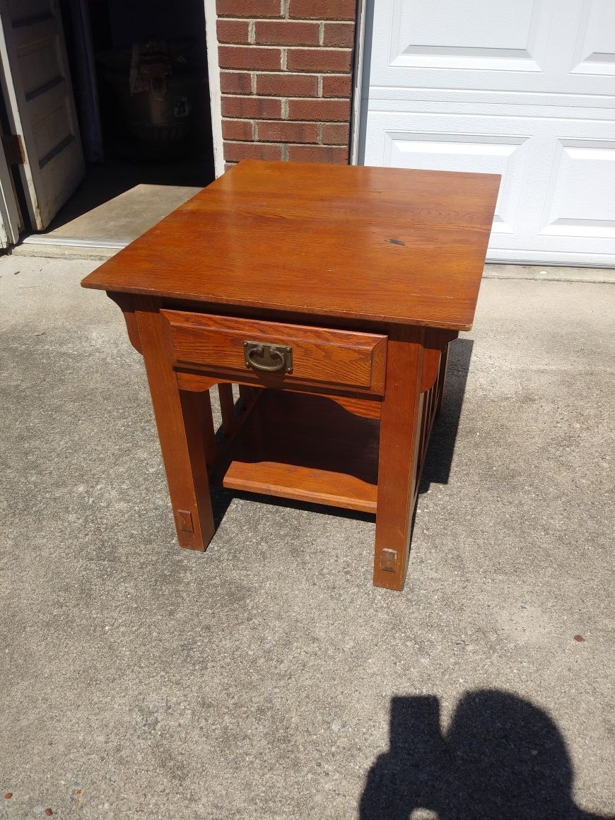 3 piece Mission style tables 2 end tables and coffee table for Sale in