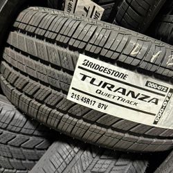 215/45/17 Bridgestone Turanza Quietteack Llantas Nuevas