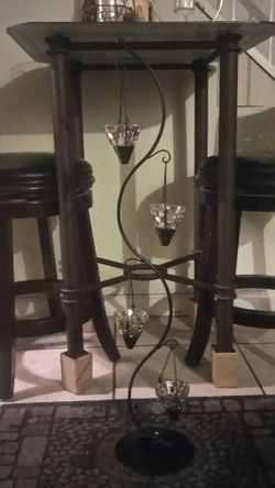 New never used, candle holders. 3 different types.