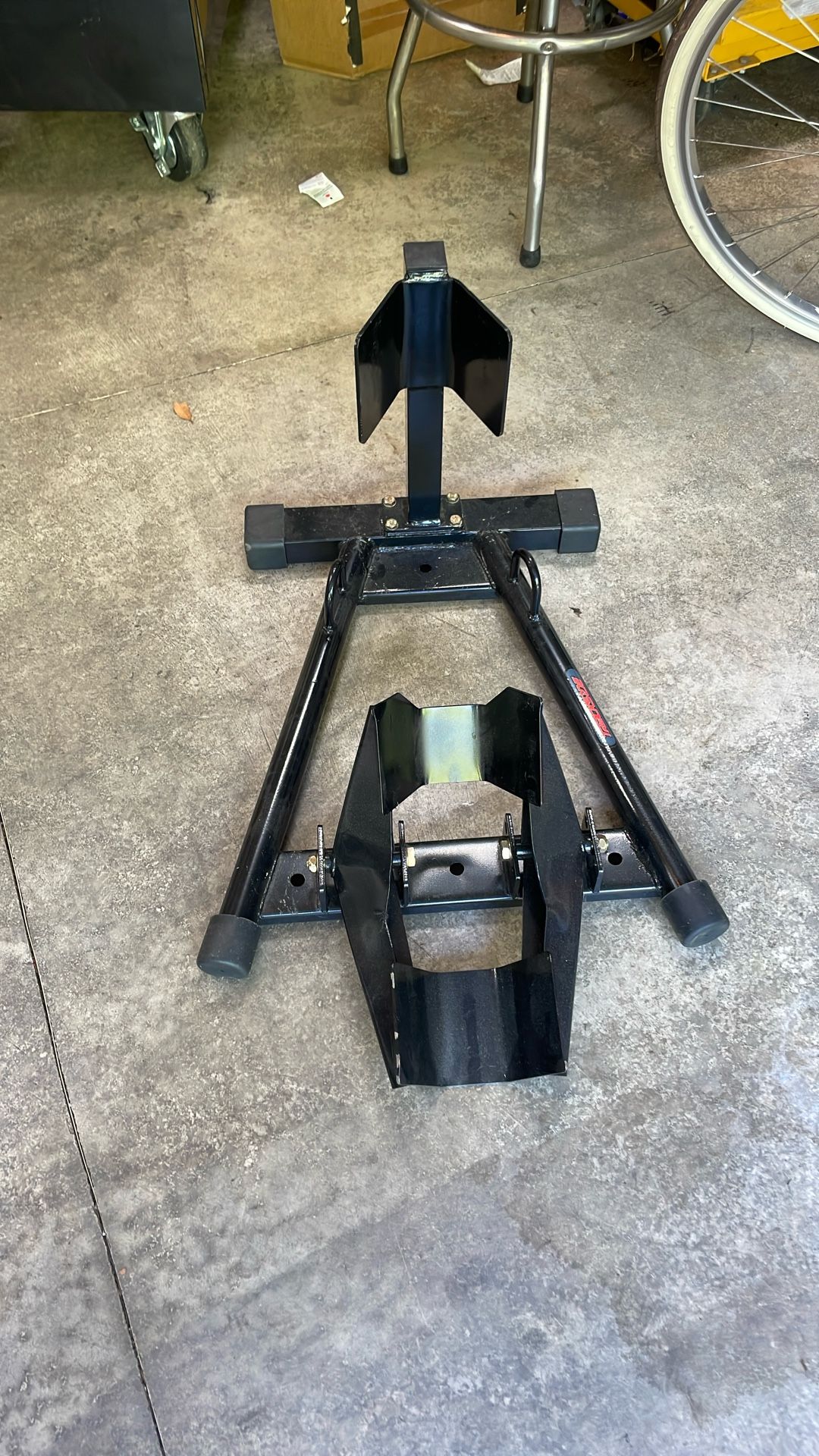 Trackside Roll On Wheel Chock/center Stand