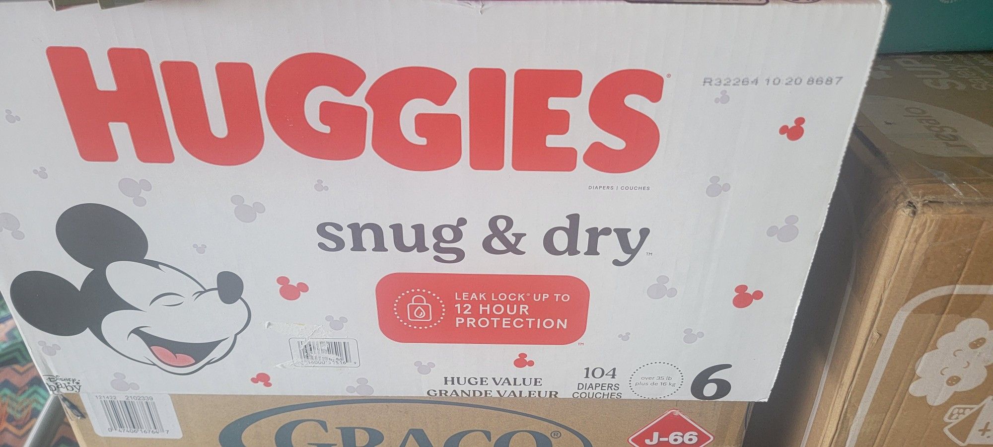 Huggies Size 6 104ct 35.00