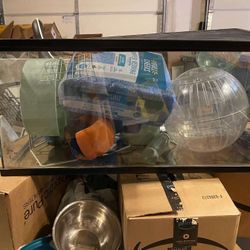 Hamster tank+setup for hamster