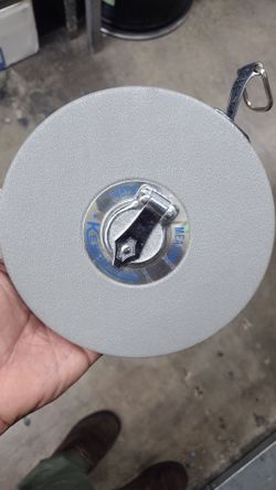 VINTAGE FIVER GLASS MEASURING TAPE 100'