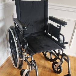 Folding Manual Wheelchair Holds 250 Pounds 