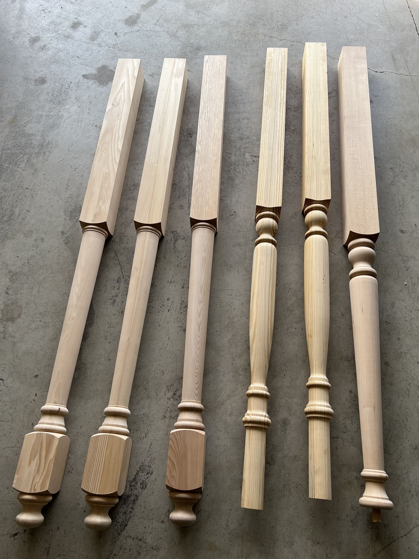 I have six at 20 dollars each they measure 31/4 X 31/4 X 5' or all for 100