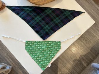 Pet holiday bandana - both for $10!