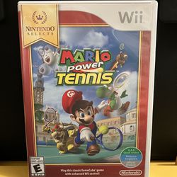 Mario Power Tennis for Nintendo Wii video game console system super bros