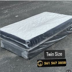 New Twin Size Mattress And Box Spring Set // We Offer  🚚