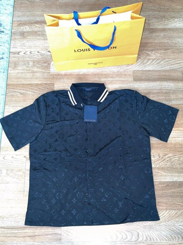 Black Monogram Shirt (ON SALE)