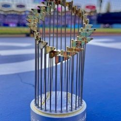 Dodgers Replica World Series Trophy 