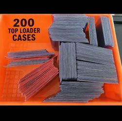 🔥 200+ Trading Card Top Loader Cases Sports Card Protectors Baseball Pokémon Football Basketball Sleeves 👀

✨ Overall pre-owned condition.

📦 Appro