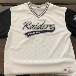 Raiders Baseball Jersey Men’s Large