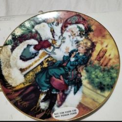 1994 CHRISTMAS PORCELAIN PLATE - AVON COLLECTION 8"