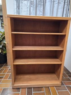 Solid Oak Bookcase