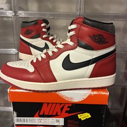 Jordan 1 lost and found sz 12