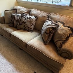 Couch, Love Seat & Ottoman