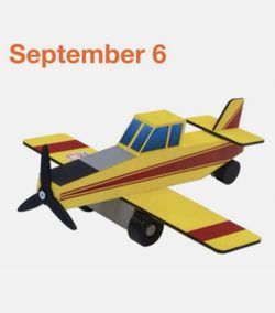 (Sealed) New Home Depot Crop Duster Airplane Kids Workshop Kit Pin September 2025