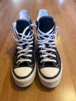 Platform High Top Converse Chuck Taylor - Size 10 W (8 M)