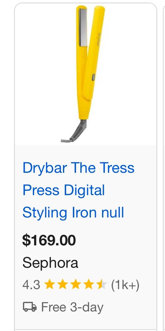 Drybar Hair Straightener